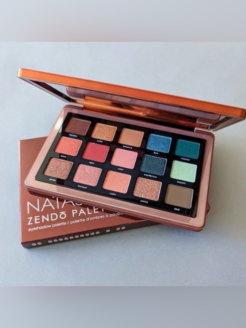 NATASHA DENONA ZENDO Eyeshadow Palette 19.25g/0.67Oz Full Size BNIB NWT - Picture 1 of 7
